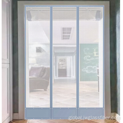 Automatic Closing Frame Screen Door Polyester Mosquito Curtain Magnetic Suction Door Curtain Supplier
